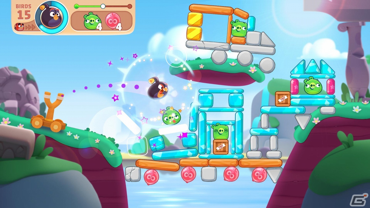 iOS版「アングリーバードアドベンチャー」が全世界で配信！12年の歴史を持つスリングショットゲームの最新作の画像5