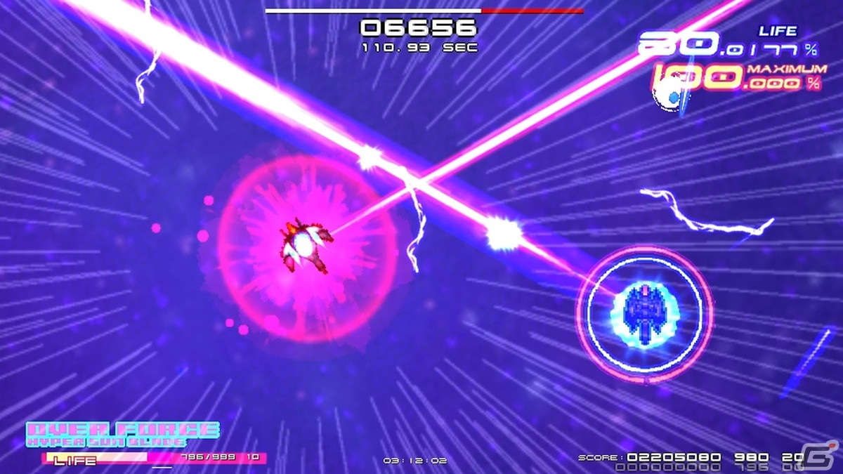 超攻撃型縦スクロールSTG「GRAND CROSS: ReNOVATION」がSteamでリリース！の画像11