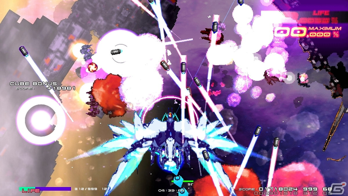 超攻撃型縦スクロールSTG「GRAND CROSS: ReNOVATION」がSteamでリリース！の画像12