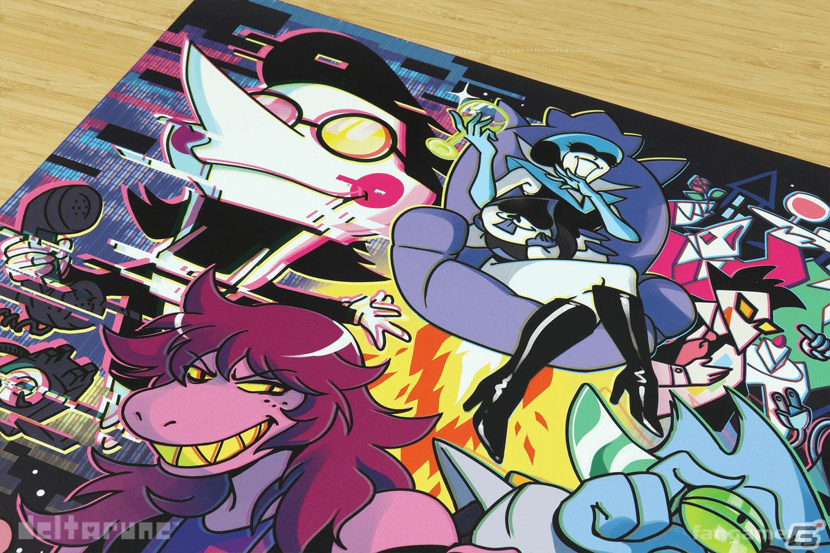 Fangamerと「DELTARUNE」のコラボグッズ5種の販売が開始！Tシャツやデスクマット、ポスターなどが登場の画像25