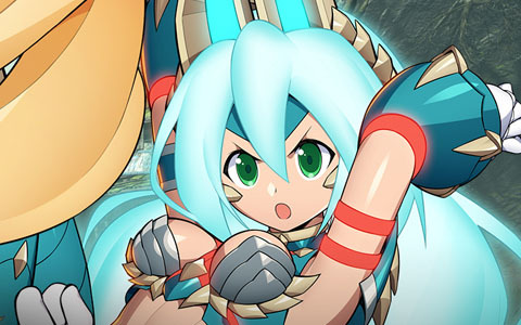 「ロックマンX DiVE」にて「モンスターハンターライズ」とのコラボ第2弾が開始！赫耀ノゼロとジンオウアイリスが登場