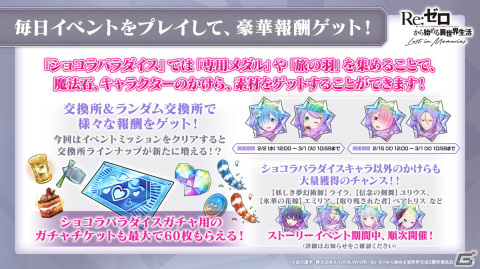「リゼロス」ストーリーイベント第2弾「リゼロス・ショコラパラダイス！」が開催決定！憤怒の魔女ミネルヴァも登場の画像32
