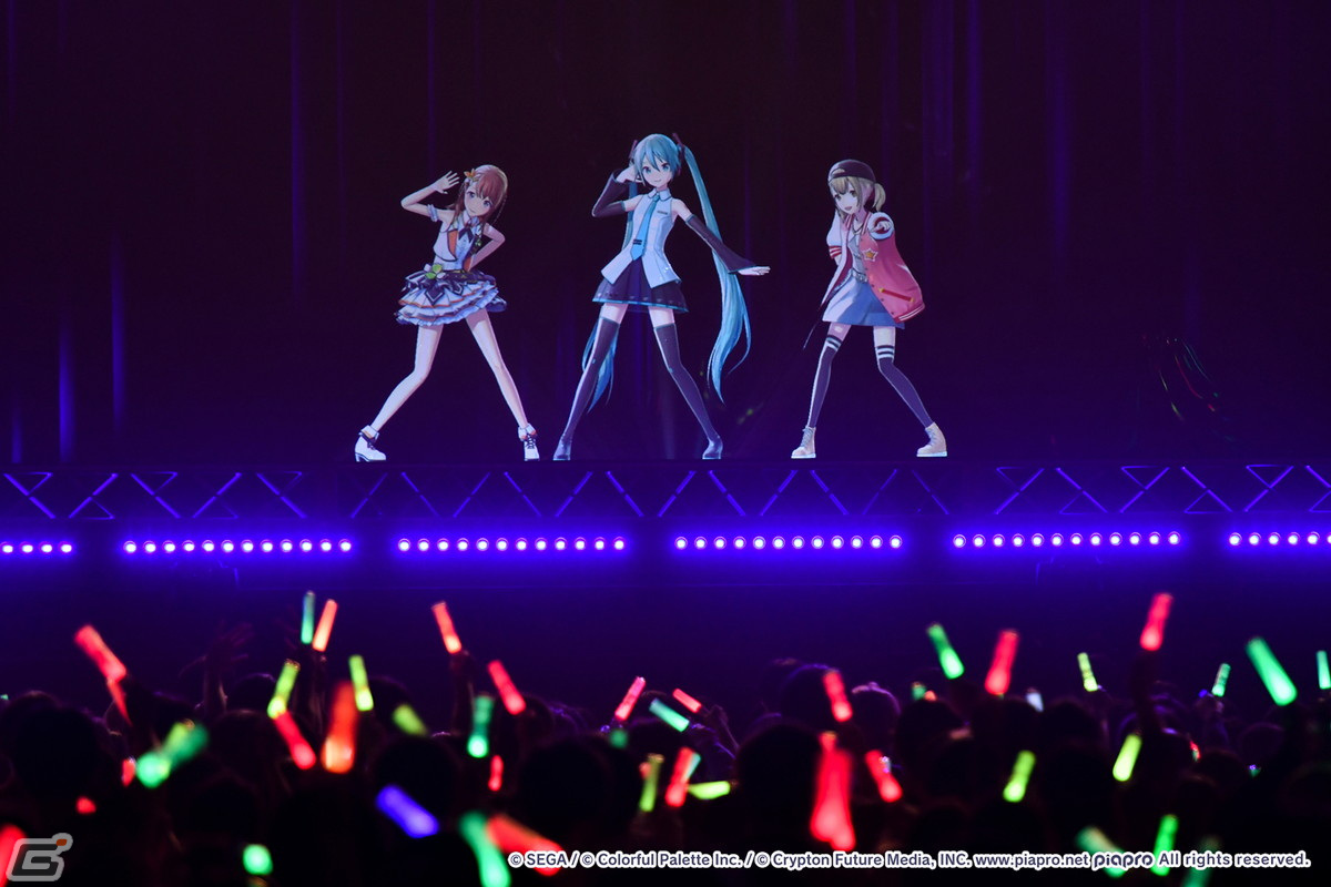 ユニットごとのライブを生演奏とともに堪能できた「プロジェクトセカイ