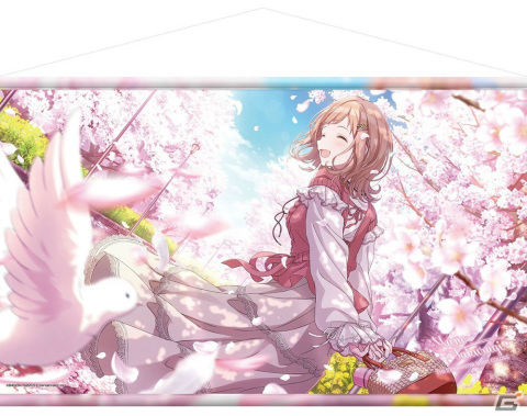 「アイドルマスター シャイニーカラーズ」櫻木真乃、月岡恋鐘ら9名のゲーム内イラストを使用したタペストリーが登場！の画像1