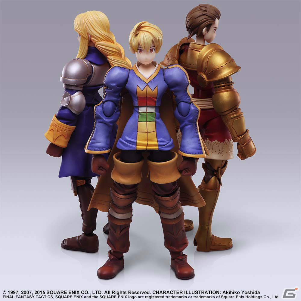 「ファイナルファンタジー タクティクス BRING ARTS」が発売決定！ラムザやアグリアス、ディリータが登場の画像2