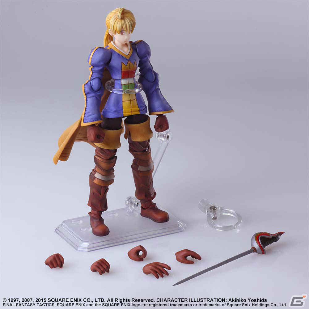 「ファイナルファンタジー タクティクス BRING ARTS」が発売決定！ラムザやアグリアス、ディリータが登場の画像9
