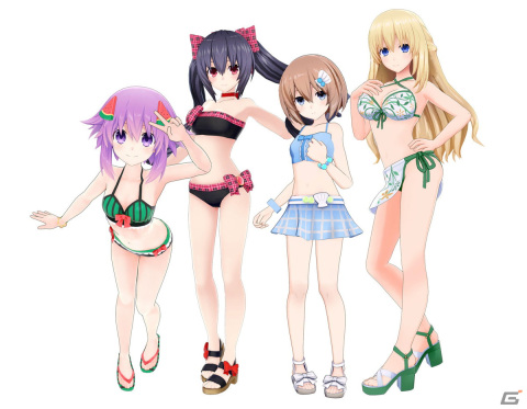 「超次元ゲイム ネプテューヌ Sisters vs Sisters」に四女神が登場！デジタルDX特典として水着姿の四女神を入手可能の画像5
