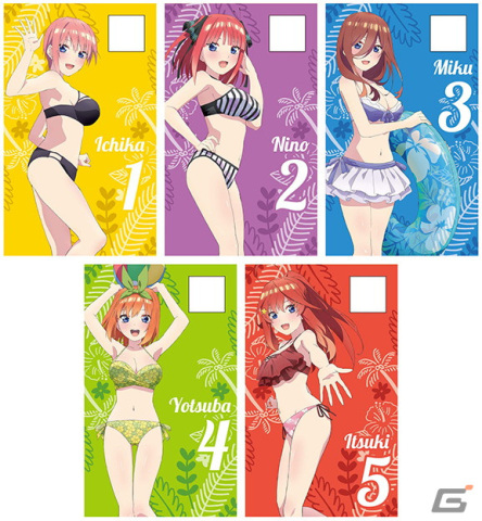 「映画『五等分の花嫁』 ～君と過ごした五つの思い出～」アニメイト特典は三玖のイラストを使用したB2タペストリー！ゲームも対象としたフェアもの画像4