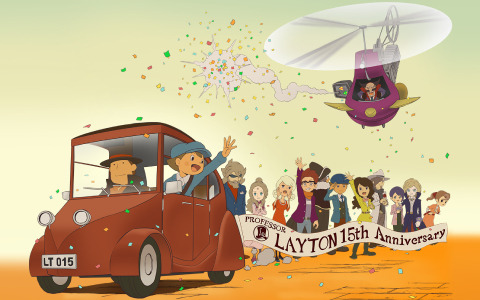 レイトン シリーズの15周年記念イラストが公開 イラストコンテストやスマホ向け4作品の50 オフセールも実施 ゲーム情報サイト Gamer