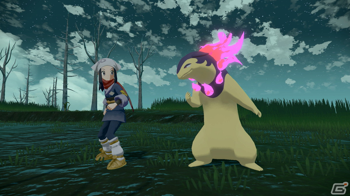 「Pokémon LEGENDS アルセウス」新たな「ヒスイのすがた」のポケモンやディアルガとパルキアのオリジンフォルムを収めたPVが公開！の画像6