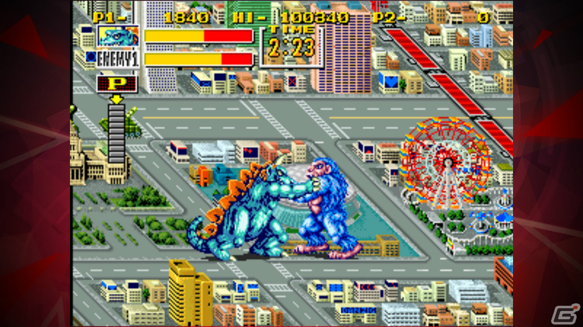 iOS/Android「キング・オブ・ザ・モンスターズ アケアカNEOGEO」が配信！モンスター同士が戦うプロレス風のアクションゲームの画像3