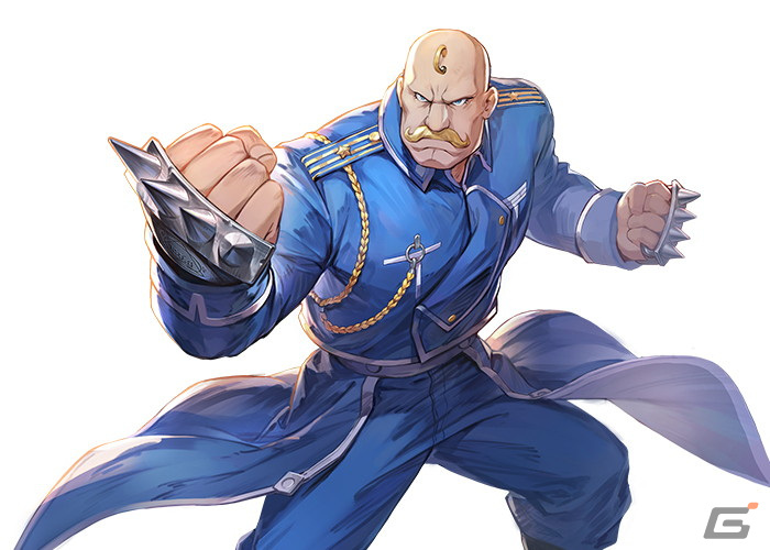 鋼の錬金術師 MOBILE」アームストロング（CV：斉藤次郎）、ヒューズ