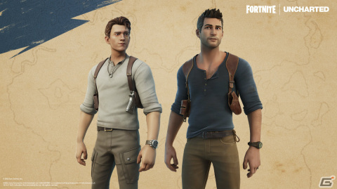 「フォートナイト」に「アンチャーテッド」のネイサン・ドレイクとクロエ・フレイザーが登場!の画像2