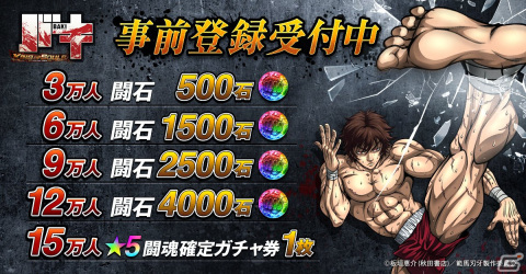 あの伝説の格闘漫画のスマートフォンゲーム「バキ KING OF SOULS」の事前登録が開始ッッ！の画像6