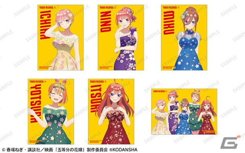 映画「五等分の花嫁」桜ドレスの五つ子描き下ろしイラストを用いたグッズがタワーレコードで先行販売！の画像11