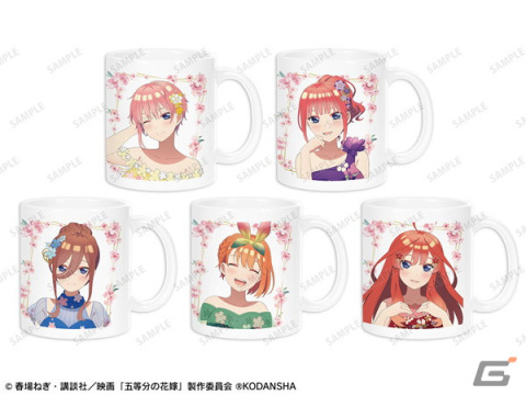 映画「五等分の花嫁」桜ドレスの五つ子描き下ろしイラストを用いたグッズがタワーレコードで先行販売！の画像7