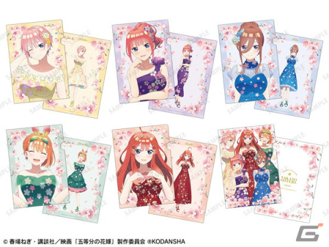 映画「五等分の花嫁」桜ドレスの五つ子描き下ろしイラストを用いたグッズがタワーレコードで先行販売！の画像9