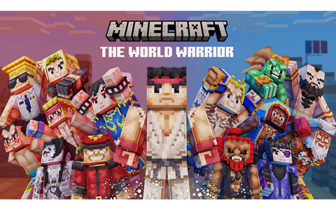 Minecraft にリュウや春麗ら World Warrior が参戦 35キャラクターのスキンやエモートなどをセットにしたスキンパックが配信 Gamer