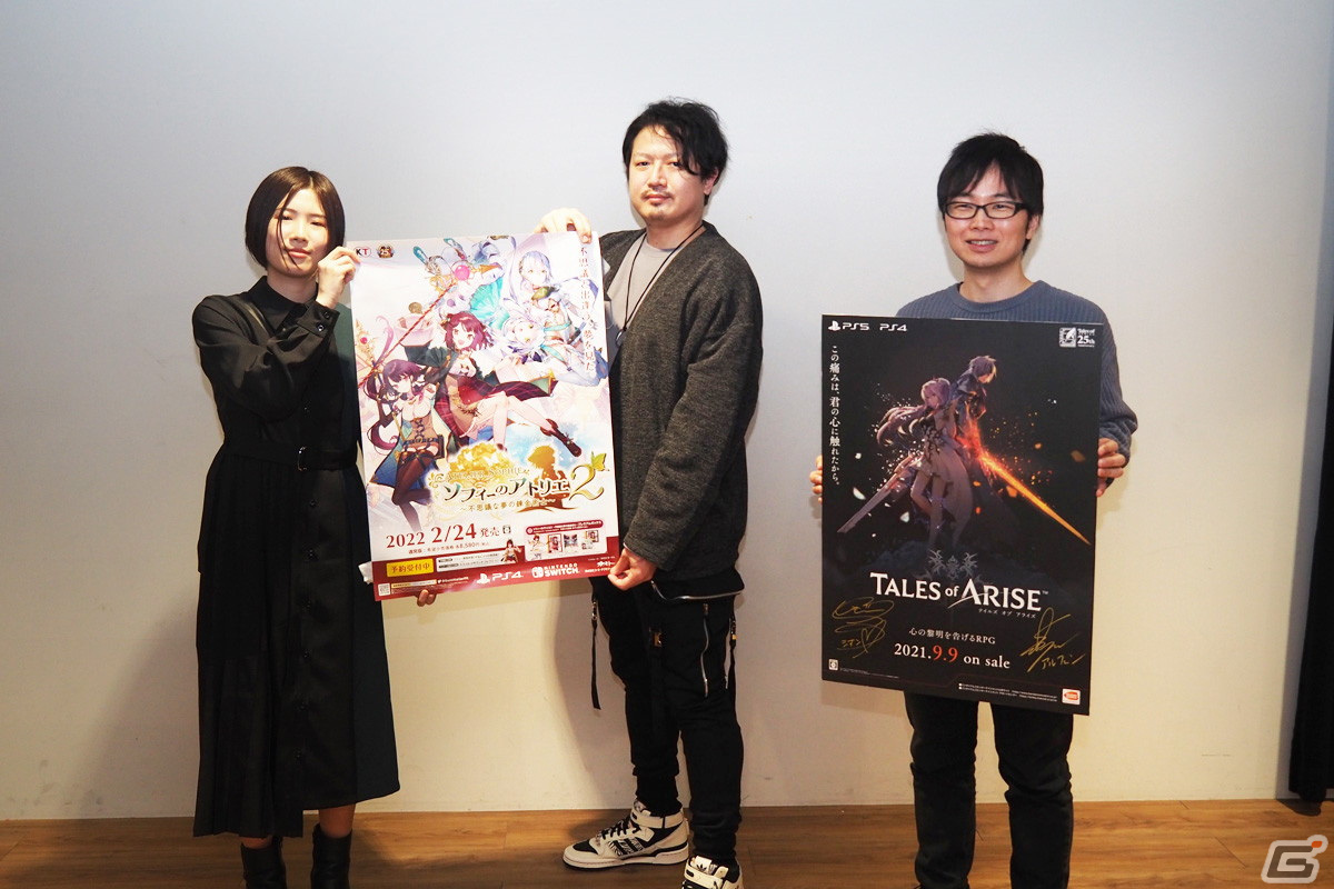 「テイルズ オブ アライズ」「ソフィーのアトリエ2」「BLUE REFLECTION TIE/帝」のキャラクターデザインの魅力とは？対談企画の模様を紹介の画像1