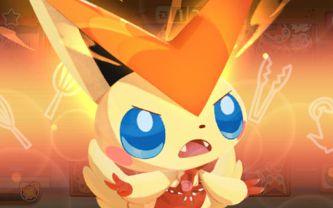 「ようこそ！ポケモンカフェ ～まぜまぜパズル～」幻のポケモン・ビクティニも登場！新機能「デリバリー」が実装