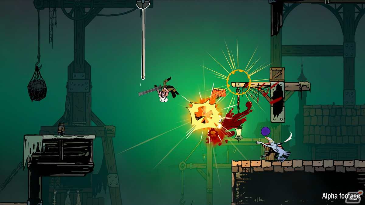 「MADSHOT」の体験版がSteam Next フェスにて配信！クトゥルフに飲み込まれてしまった街を探索していく2DローグライクACTの画像2