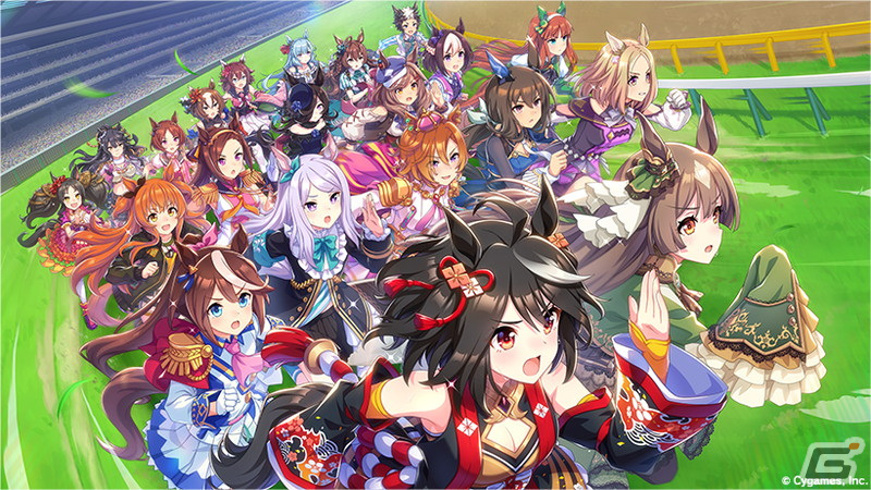 ウマ娘 プリティーダービー」ゲーム1周年記念の新キービジュアルと