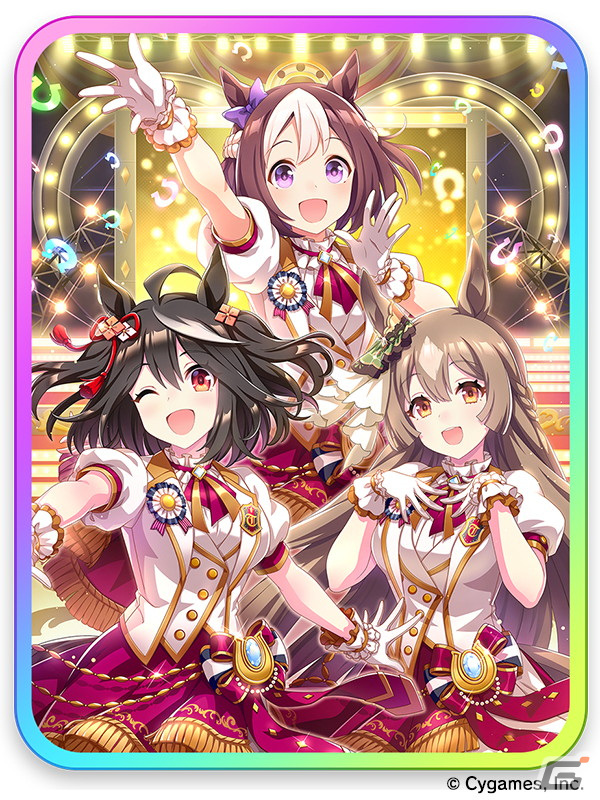 ウマ娘 プリティーダービー」ゲーム1周年記念の新キービジュアルと