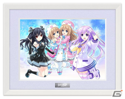【非売品】「超次元ゲイム ネプテューヌ キャラファイングラフ 複製原画」 超次元ゲイム ネプテューヌ Sisters vs Sisters」キャラファイン
