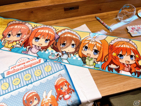 TVアニメ「五等分の花嫁∬」×カプコンカフェ 池袋店のコラボメニュー＆グッズをレポートの画像2