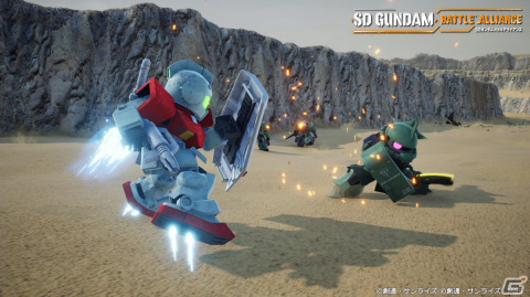モビルスーツを自らの手で操作できる「SDガンダム バトルアライアンス」を紹介！Zガンダムやユニコーンガンダムなど参戦機体の一部も明らかにの画像38