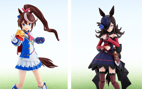 「ウマ娘 プリティーダービー」よりトウカイテイオー、ライスシャワーが彩色済み可動フィギュアS.H.Figuartsで出走！