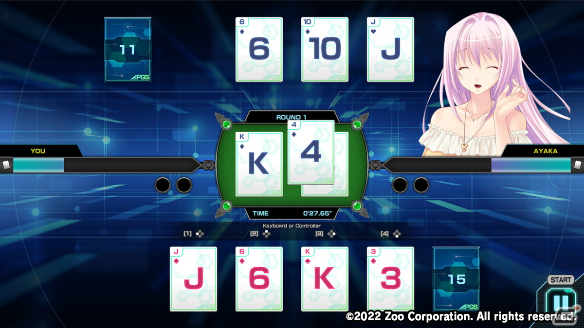 トランプゲームのスピードで美少女たちと真剣勝負！「Pretty Girls Speed」がSteamにて配信開始の画像4