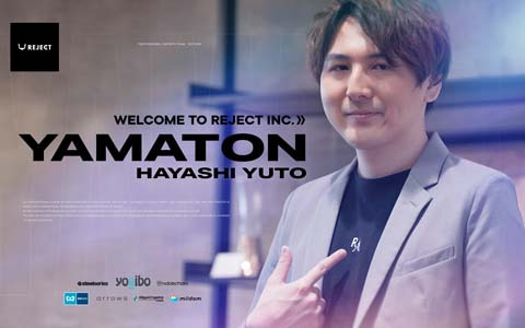 プロeスポーツチーム「REJECT」のチーム運営部 部長にストリーマー・解説者のYamatoNとしても活躍する林祐人氏が就任