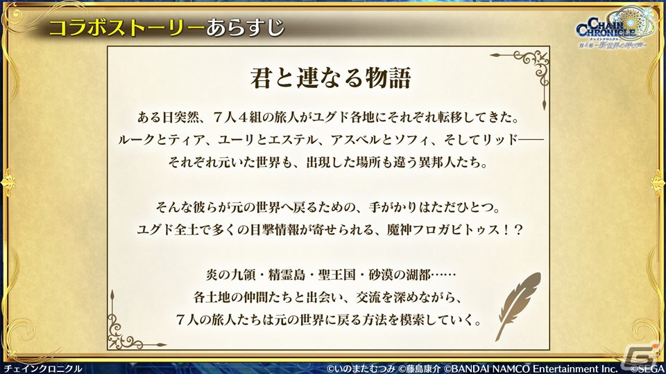 「チェンクロ」第4部メインストーリー新章「Cross World Chapters」の情報が公開！開催間近の「テイルズ オブ」シリーズコラボも紹介の画像2