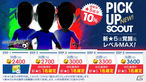 「サカつくRTW」でカウンターを得意戦術とするイタリアの新★5選手がレベルMAXで登場する「PICK UP SCOUT Vol.45」が配信！の画像1