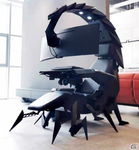 サソリのような形状の変形ゲーミングチェア「GeeScorpion」が発売！リクライニング機能やLED/RGBライトも搭載の画像3