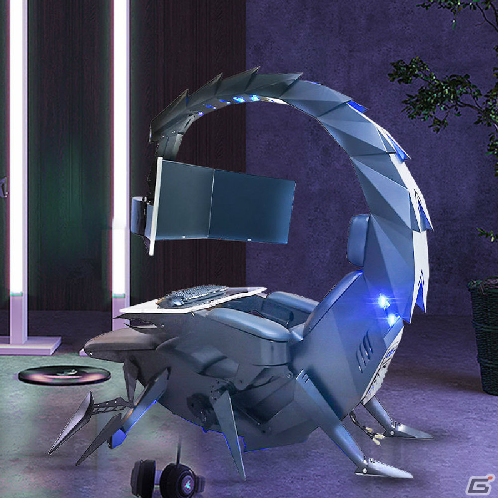 サソリのような形状の変形ゲーミングチェア「GeeScorpion」が発売！リクライニング機能やLED/RGBライトも搭載の画像8