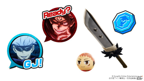 「ニンジャラ」に虎杖悠仁や五条悟モチーフのコーデが登場！TVアニメ「呪術廻戦」とのコラボが3月10日より実施決定の画像2