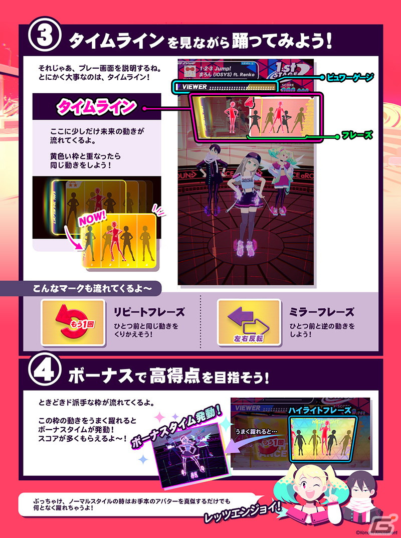 AC向けダンスゲーム「DANCE aROUND」が稼働開始！オリジナルの振り付けで踊るプレイヤーをリアルタイムでアバター化の画像4