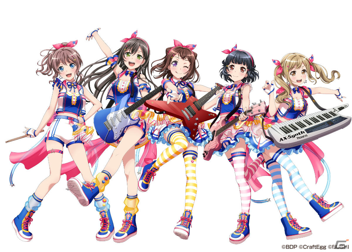 バンドリ！ ガールズバンドパーティ！」新たなキービジュアルや各