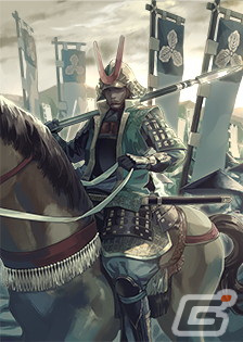 「戦国IXA」に正子公也氏が描く佐々木小次郎をはじめとした9枚の武将カードが登場！の画像2