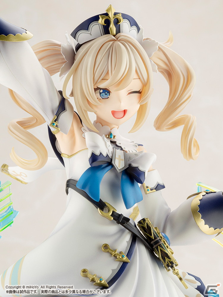 「原神」よりバーバラが1/7スケールでフィギュア化！“歌声の輪”もクリアパーツで再現の画像10