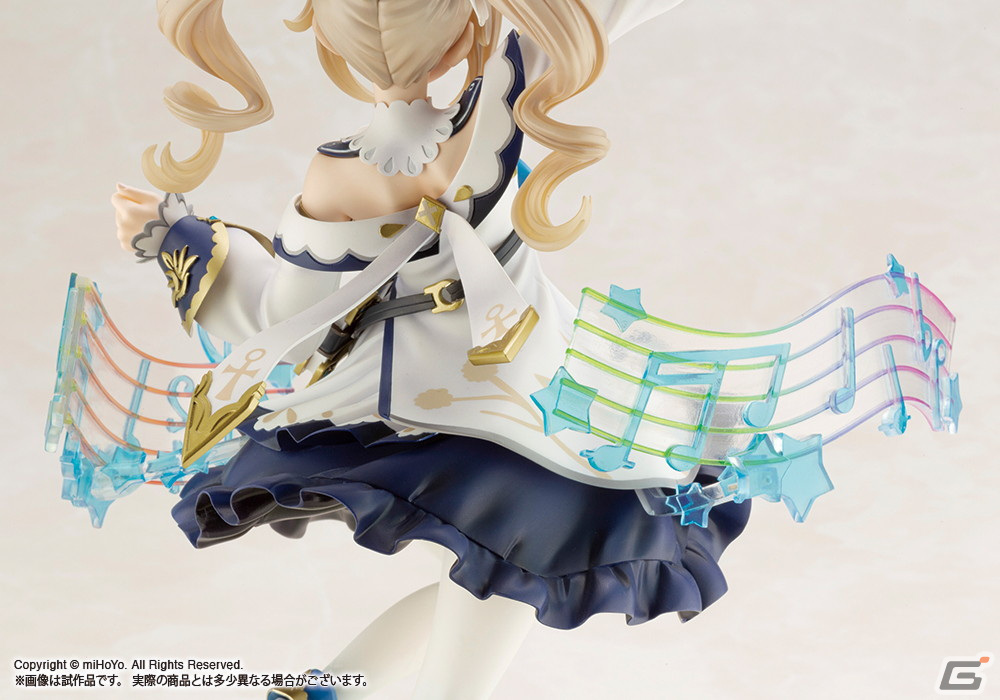 「原神」よりバーバラが1/7スケールでフィギュア化！“歌声の輪”もクリアパーツで再現の画像12