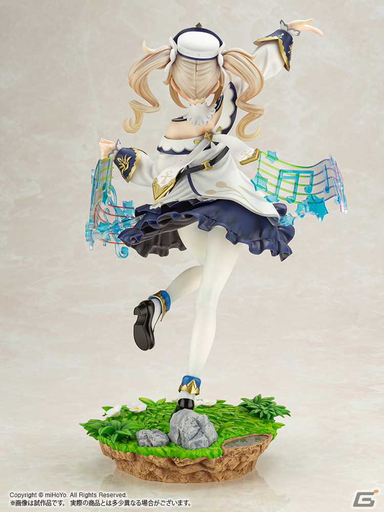 「原神」よりバーバラが1/7スケールでフィギュア化！“歌声の輪”もクリアパーツで再現の画像5