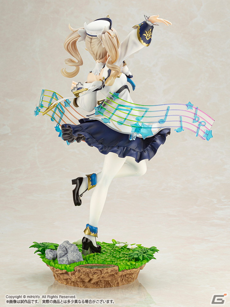 「原神」よりバーバラが1/7スケールでフィギュア化！“歌声の輪”もクリアパーツで再現の画像6