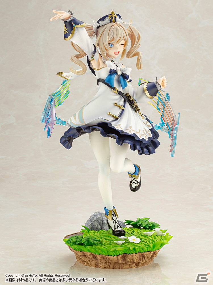 「原神」よりバーバラが1/7スケールでフィギュア化！“歌声の輪”もクリアパーツで再現の画像7