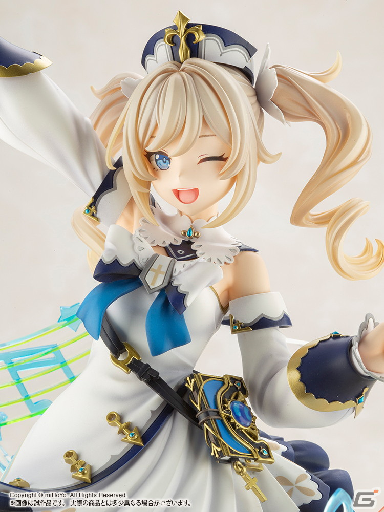 「原神」よりバーバラが1/7スケールでフィギュア化！“歌声の輪”もクリアパーツで再現の画像9