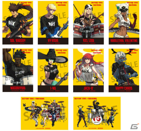 「GUILTY GEAR -STRIVE-」ソルたちの対バン楽器演奏をイメージした描き下ろしイラストグッズが登場！の画像16