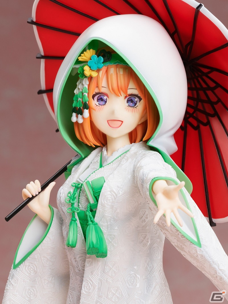 「五等分の花嫁∬」より中野四葉が白無垢姿の1/7スケールフィギュアになって登場！の画像4