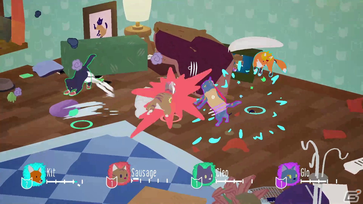 最強の猫を決めるネコ大乱闘ゲーム「暴れん坊ニャンコ」のSwitch版が配信開始！Steam版でも大型アップデートを実施の画像2